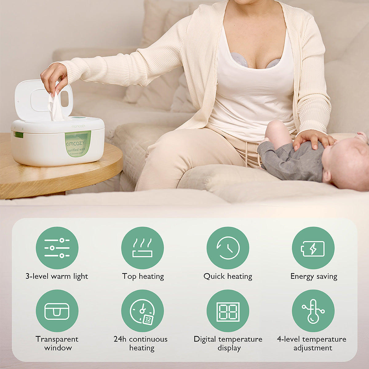 Baby Wipe Warmer & Dispenser