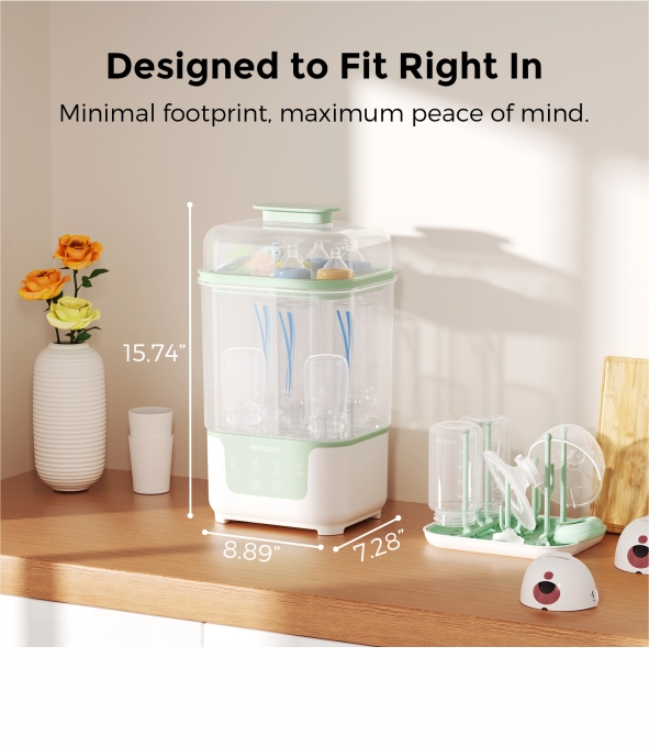 Momcozy 4 in 1 Compact Bottle Sterilizer and Dryer
