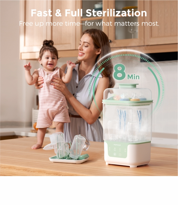 Momcozy 4 in 1 Compact Bottle Sterilizer and Dryer