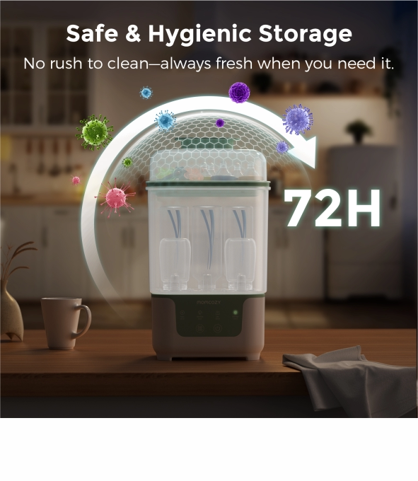 Momcozy 4 in 1 Compact Bottle Sterilizer and Dryer