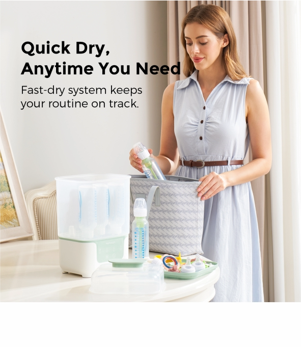 Momcozy 4 in 1 Compact Bottle Sterilizer and Dryer