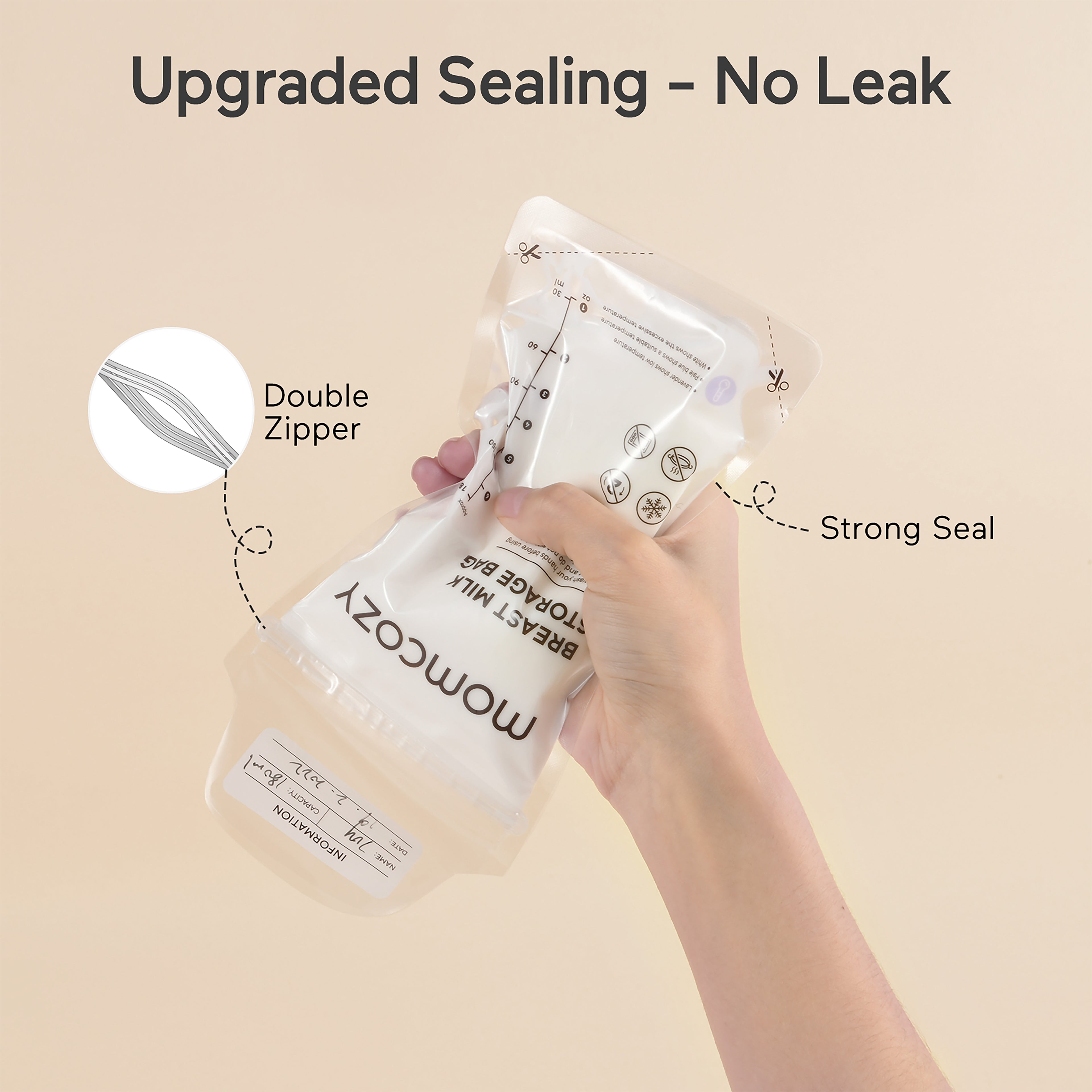 Breastmilk Storage Bag | 180ml Capacity | 50 Pack