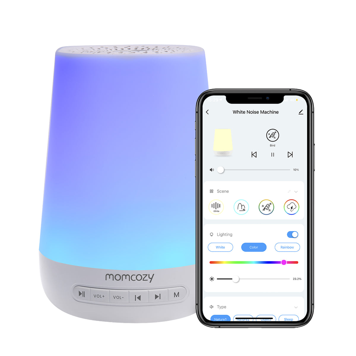 Smart Baby Sound Machine - App Remote Control