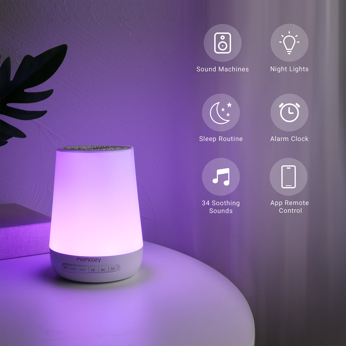 Smart Baby Sound Machine - App Remote Control