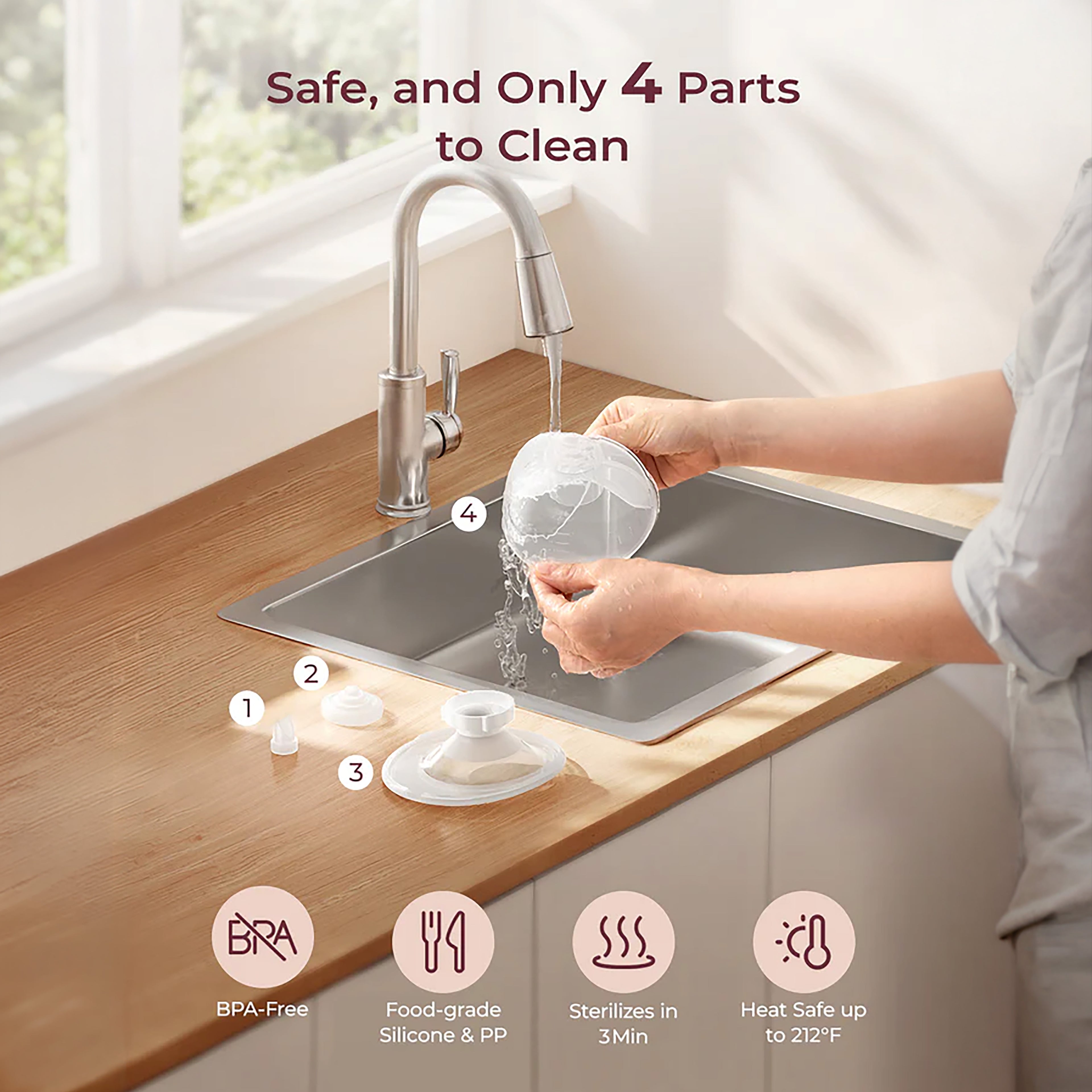 M5 Smart | Wearable Breast Pump – with App Control - Double