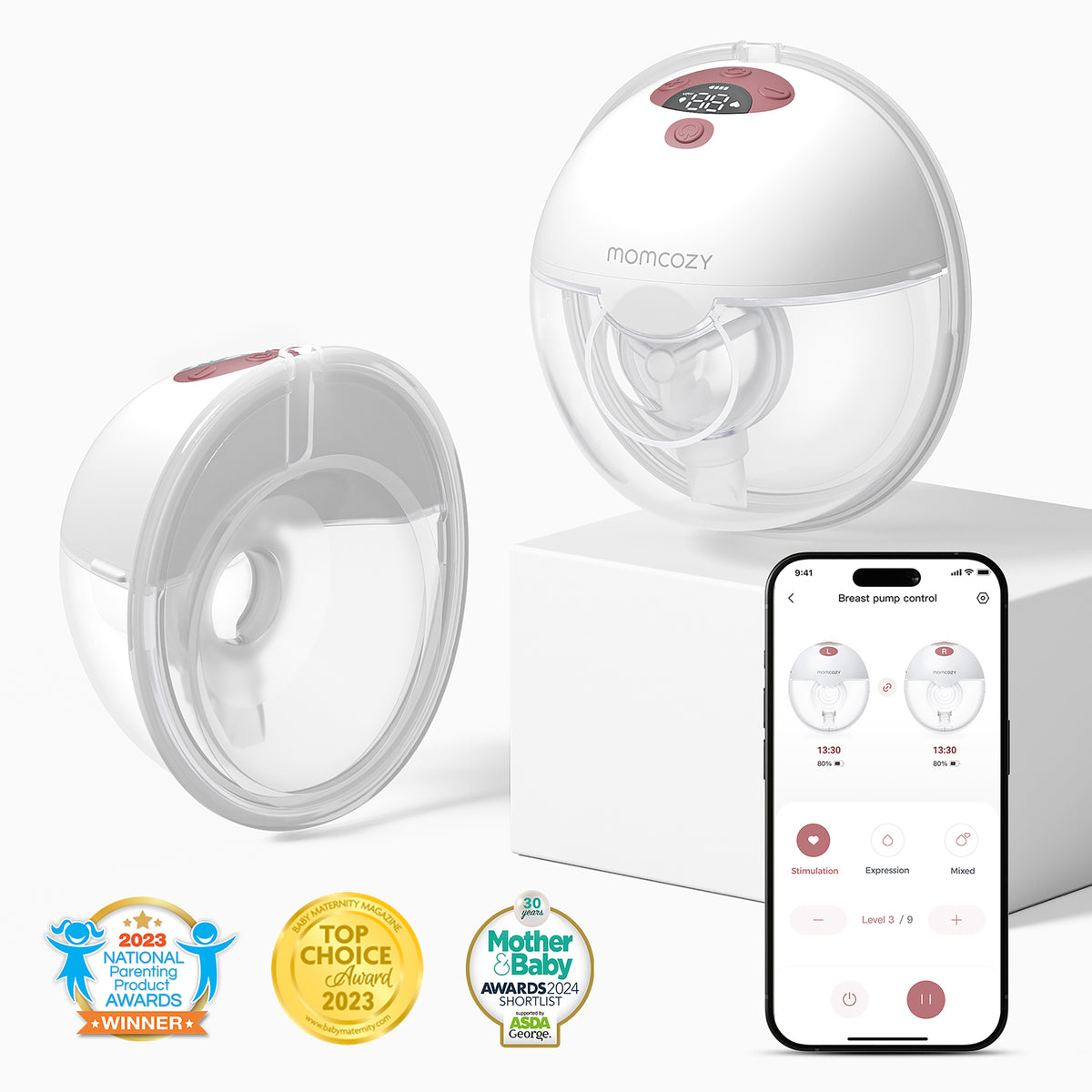 M5 Smart | Wearable Breast Pump – with App Control - Double