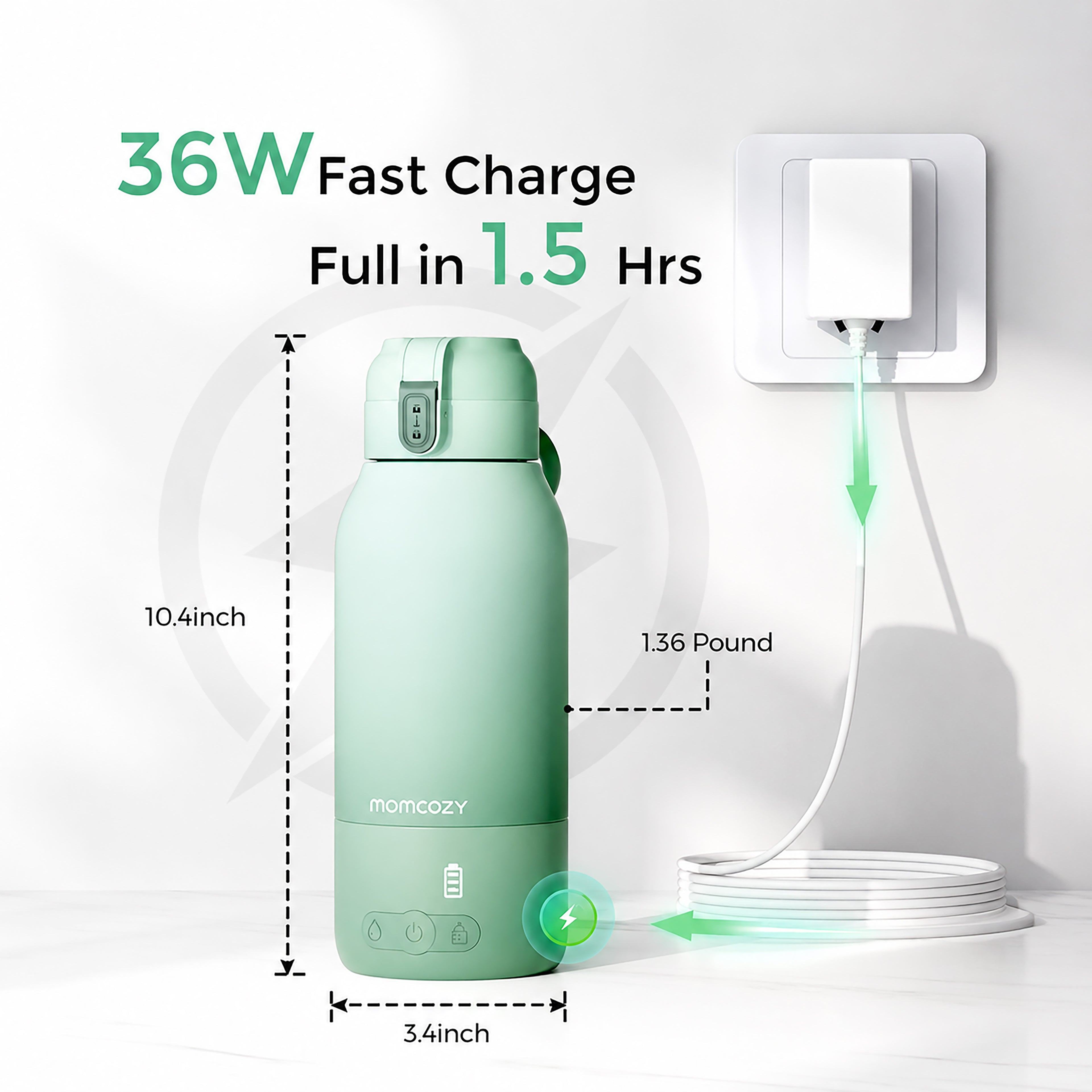 Portable Breastmilk & Water Warmer for Travel
