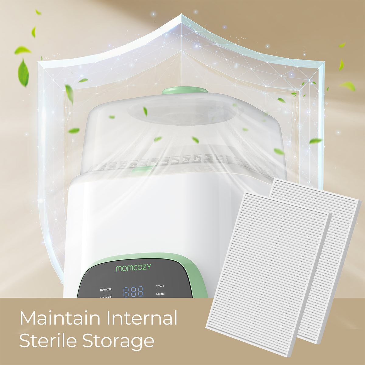 KleanPal Pro | Baby Bottle Washer HEPA Filter - 2 Pack