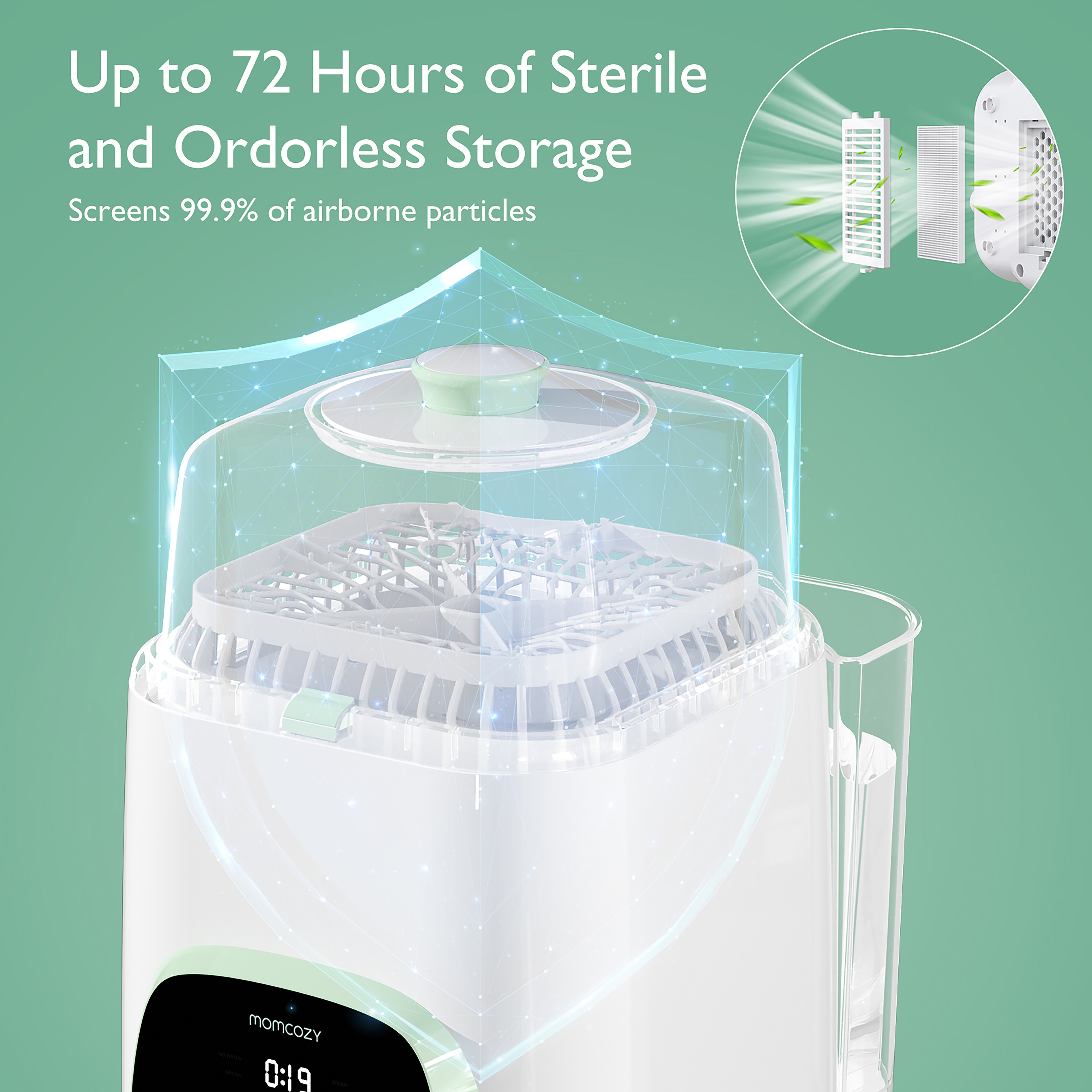 KleanPal Pro | Baby Bottle Washer, Sterilizer & Dryer