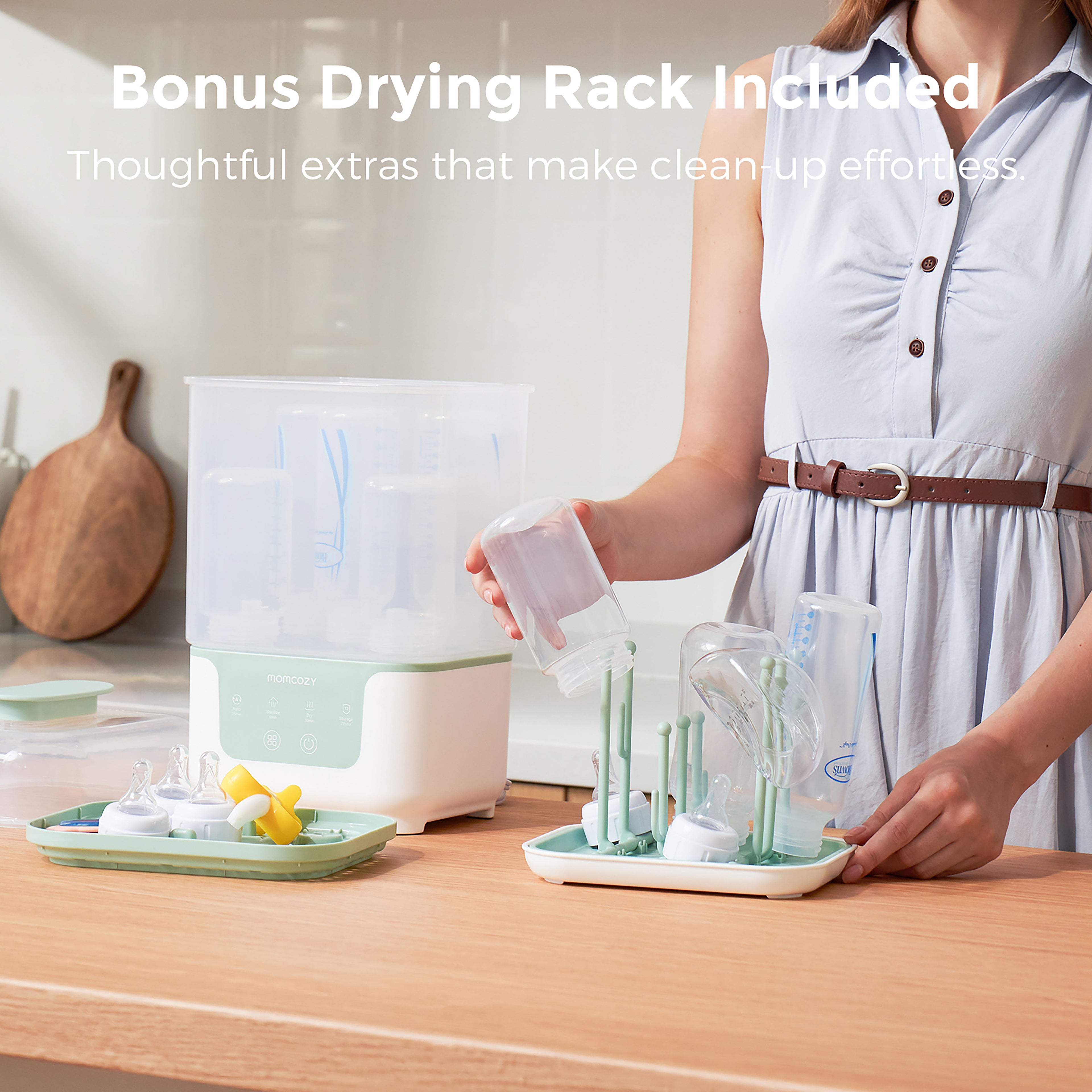 Compact Baby Bottle Sterilizer & Dryer