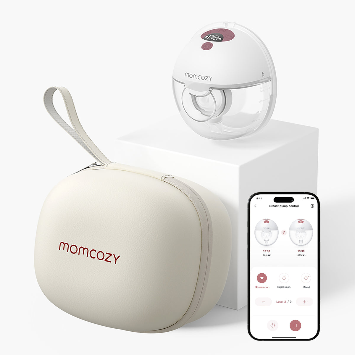 M5 Smart | Wearable Breast Pump – with App Control - Single