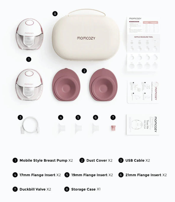 M6 | Mobile Style™ Hands-free Slim Breast Pump - Double