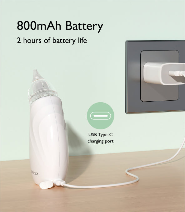 Baby Nasal Aspirator - Long Battery Life