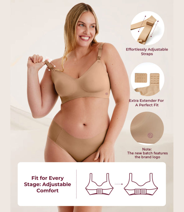 Classic Ultra Soft Nursing Bra - Beige