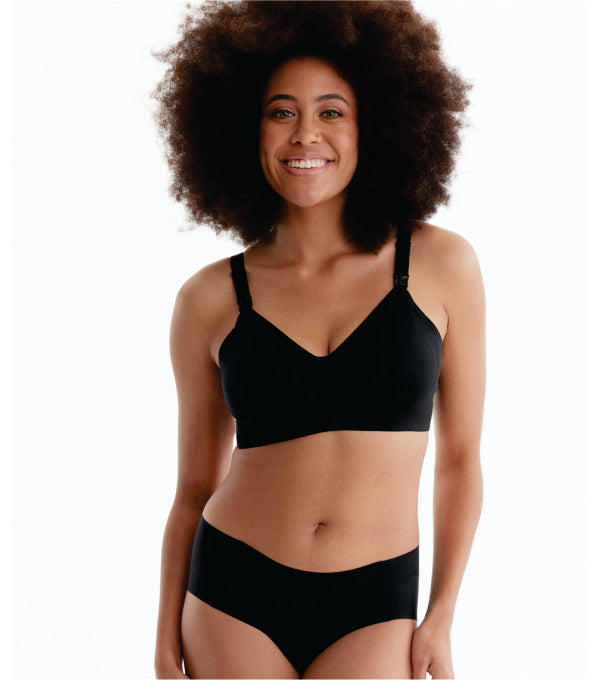 Classic Ultra Soft Nursing Bra - Black