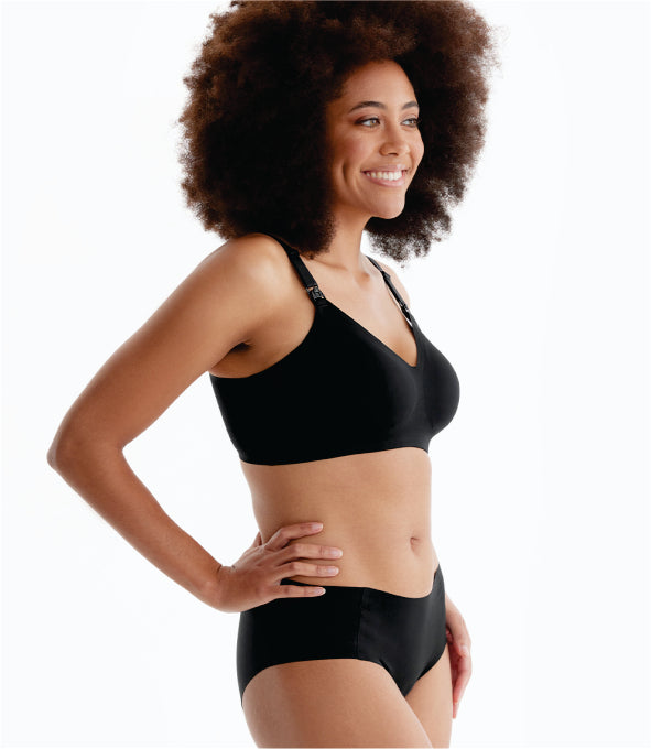 Classic Ultra Soft Nursing Bra - Black