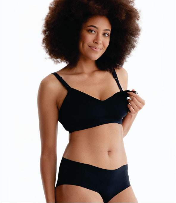 Classic Ultra Soft Nursing Bra - Black