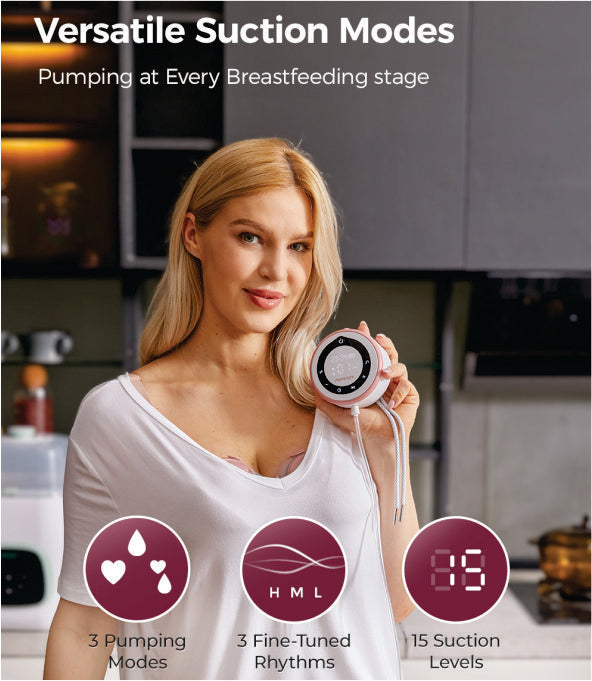 V1 | Pro Hospital-Grade Wearable Breast Pump - Double